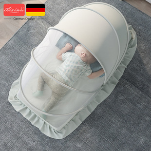 婴儿蚊帐罩可折叠宝宝婴儿床全罩式 通用防蚊罩儿童蒙古包专用蚊帐
