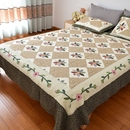 绗缝加厚床单单件纯棉三件套1.8米双人床罩全棉被单夹棉床盖四季