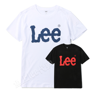 Lee男装 短袖 新上架 专柜正品 夏季 T恤染印LOGO纯棉打底体恤 男士