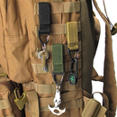 户外战术尼龙织带背包挂扣单点三角扣多功能登山扣战术配件钥匙扣