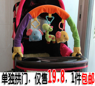 婴儿推车挂件新生儿床铃床挂0 1岁宝宝摇篮摇铃音乐车夹架子玩具