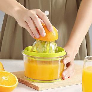 手动榨汁机挤压器橙汁压榨器水果柠檬手动榨汁杯压果汁榨橙汁神器