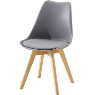 急速发货家用简约伊姆斯椅子 时尚 咖啡酒店会议 欧式 布艺实木餐椅