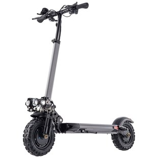 推荐 越野电动滑板车成人两轮折叠代步车электроскуте