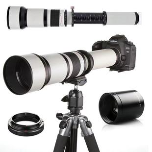 420 1600MM手动长焦镜头单反微单相机探月远拍适用于佳能尼康E口