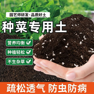 营养土种菜专用土阳台蔬菜有机土家庭种植肥料泥土壤盆栽育苗土