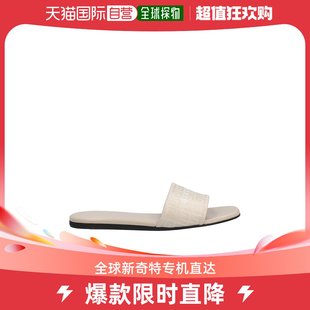 香港直邮潮奢 Givenchy 女士徽标拖鞋