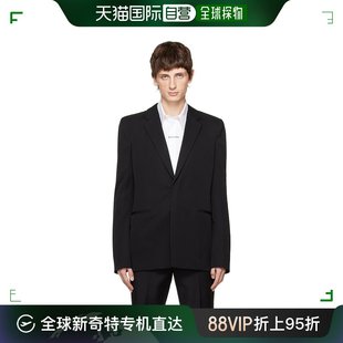 Givenchy 外套 香港直邮潮奢 纪梵希 男士 BM30ES1 黑色平驳领西装