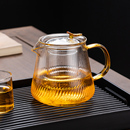 玻璃茶壶耐高温过滤家用电陶炉茶水分离泡茶壶茶具套装 加厚沏茶壶