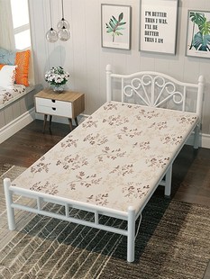 家用儿童单双人1.2米折叠床小户型成人1.5铁艺组装 加粗午休简易床