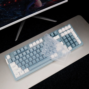 达尔优A98青春版 master键盘防尘套透明硅胶全覆盖罩 机械键盘保护膜A98专业版