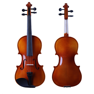 考级12 全实木中提琴 成人初学 儿童 15.5 16英寸