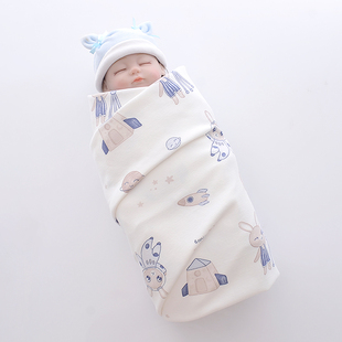 新生儿包单纯棉春夏产房婴儿抱被初生宝宝襁褓防惊跳裹巾睡觉包被