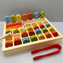 儿童磁性钓鱼玩具宝宝认数字颜色分类蒙氏早教益智力幼儿手眼协调