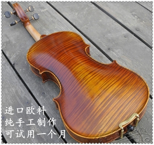 KNONUS卡农天然虎纹意大利进口独板整板成人专业纯手工高档小提琴