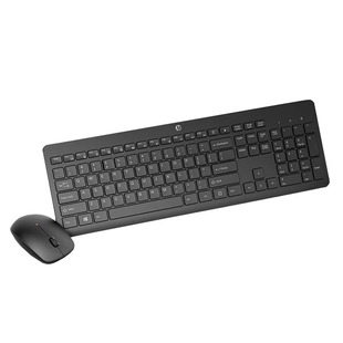 惠普 电脑商务办公104键 235无线键盘鼠标套装 巧克力键鼠套装