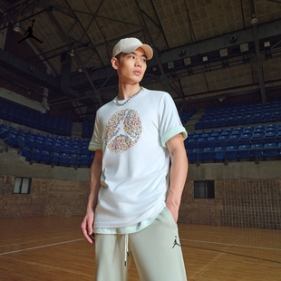 Jordan官方耐克乔丹ESSENTIALS男子T恤夏季 纯棉柔软FN6007 新款
