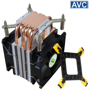 AVC 6铜管CPU散热器1366双路服务器主板 2011CPU风扇1700 X58 X79