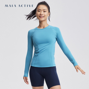 线上专售 MAIAACTIVE TL064 柔韧塑形紧身户外健身训练运动上衣