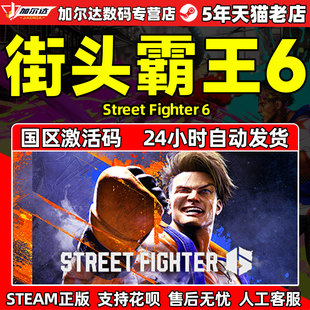 街头霸王6 PC游戏 Street CDKey 街霸6 激活码 STEAM正版 Fighter 秒发 格斗游戏FTG