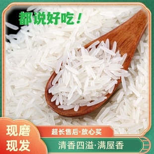 限时福利20斤当季 新米长粒香米南方原生态长粒米大米一级