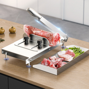 不锈钢多功能切片机家用新款 一体机切菜机商用小型切肉器切菜神器