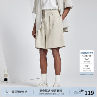 夏季 休闲情侣直筒五分裤 BODYDREAMB 系列 西装 短裤 男美式