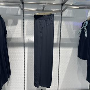 FILA斐乐2022秋季 新款 F11W237801 女子时尚 梭织高端舒适宽松高腰裤