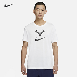 Nike 耐克纳达尔短袖 100 男温网RAFA球迷款 网球运动T恤DD8572
