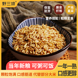 500g 2袋野三坡燕麦米燕麦仁农家新米胚芽米莜麦粒杂粮粗粮