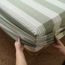 纯棉老粗布床笠2022年新款 通用全棉1.8床罩单件加厚床套罩防滑1.5