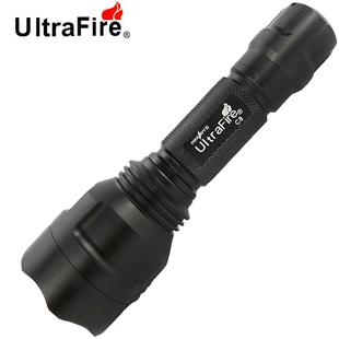 神火Ultrafire C8强光手电筒CREE美国进口Q5T6可充电远射防水电灯