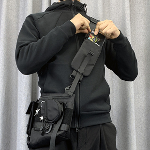 MEDKAI原创手机包袋背包带子机能风单肩带斜挎小胸包宽背带潮男女