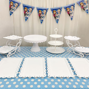 派对甜品台装 饰摆件生日蛋糕点展示架冷餐茶歇摆台宝宝宴布置道具