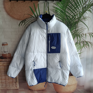 冬季 韩国订单 男装 防风厚实保暖撞色拼接长袖 棉衣棉服大码