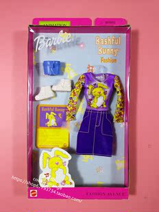 Bashful 2001 预 Barbie Bunny Fashion 芭比娃娃衣服配件 29156