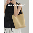 jpjclassic新中式 牛皮托特包女单肩大容量水桶包腋下包软皮通勤包
