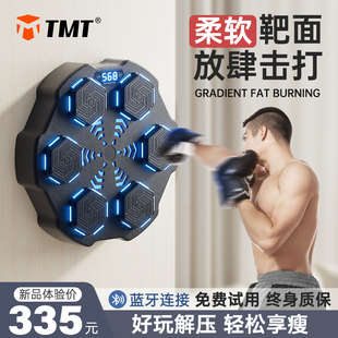 TMT音乐拳击机家用成人智能电子墙靶儿童打拳反应靶发泄训练器材