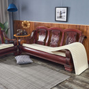 加厚乳胶红木沙发坐垫四季 现代简约三人椅长椅垫 防滑布艺实木老式
