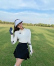 包邮 女高尔夫女裙套装 高尔夫服装 女春款 女golf球服显瘦 高尔夫长袖
