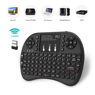 Rii mini 无线背光蓝牙键盘遥控电视安卓平板手机游戏鼠标套装