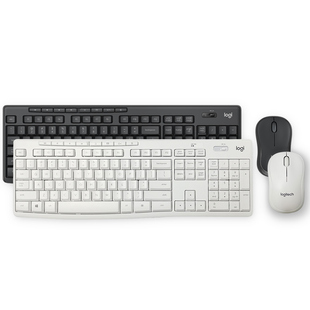国行罗技MK295静音无线鼠标键盘套装 电脑白色键鼠办公 笔记本台式