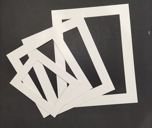 长方形正方形a3a4相框卡纸加印logo宣纸字画内衬卡纸相框装 裱8K4k