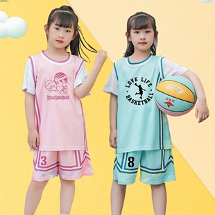 儿童球衣篮球男女孩定制幼儿短袖 篮球训练服比赛队服演出服体能服