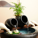 庭院生态缸造景套餐古法养鱼循环流水陶罐鱼缸装 饰品增氧DIY配件