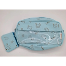 小众创意蓝色手提袋饭盒袋子文化创意钱包子母包购物收纳袋轻便