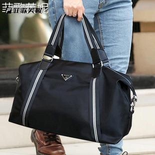 大容量韩版 尼龙女包单肩包大包女士手提包斜挎旅行包短途行李包袋