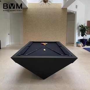 BVM 凯恩斯 九球高端 台球桌标准成人家用桌球台美式 黑八花式