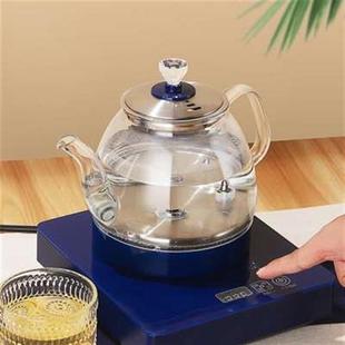 全自动底部上水玻璃烧水壶抽水家用喝茶炉泡茶壶电热烧水壶煮茶壶