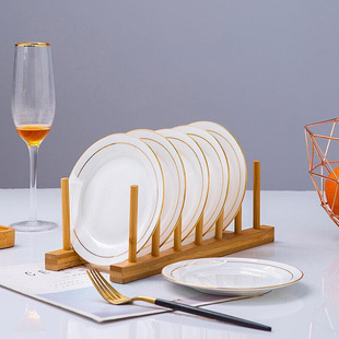 盘子套装 平盘英 组合菜盘家用餐盘创意西餐牛排盘陶瓷碟子餐具中式